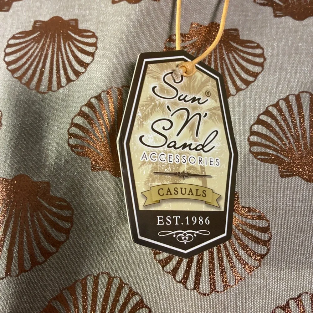 Sun'N'Sand Beach Bag NEW WITH TAG Coastal Vacation Resort Cruise Summer Travel
